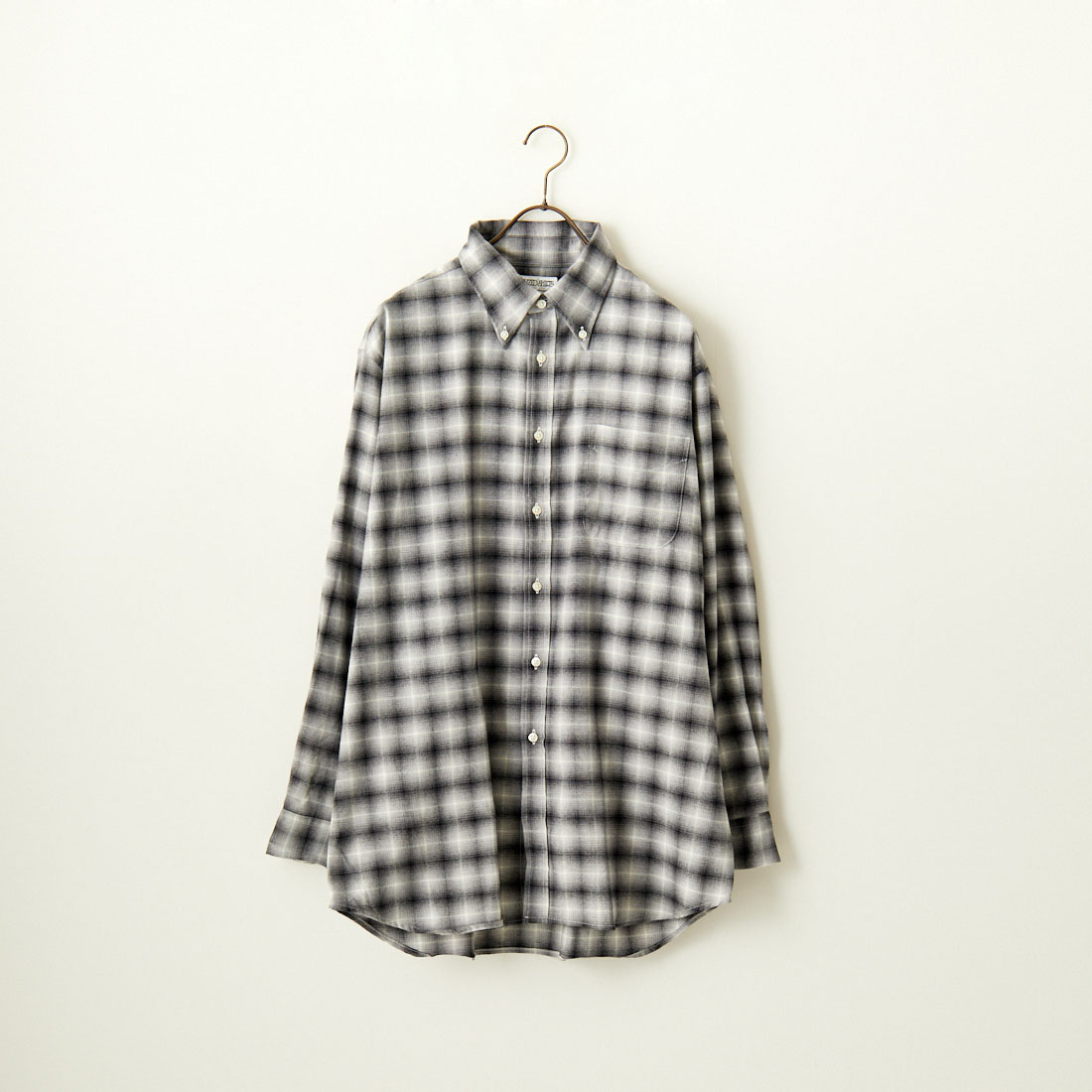 INDIVIDUALIZED SHIRTS [インディビジュアライズド シャツ] 別注 フランネルプレイドシャツ [IS200000001-JF] R12GFP BLK