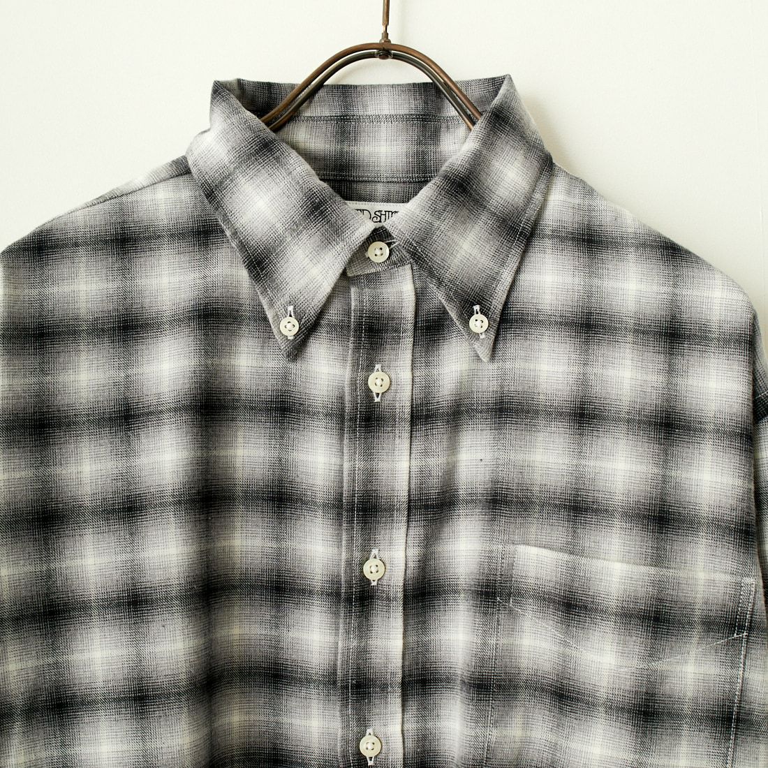 INDIVIDUALIZED SHIRTS [インディビジュアライズド シャツ] 別注 フランネルプレイドシャツ [IS200000001-JF] R12GFP BLK