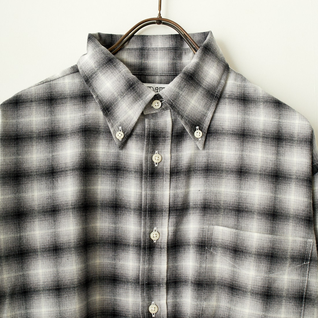 INDIVIDUALIZED SHIRTS [インディビジュアライズド シャツ] 別注 フランネルプレイドシャツ [IS200000001-JF] R12GFP BLK