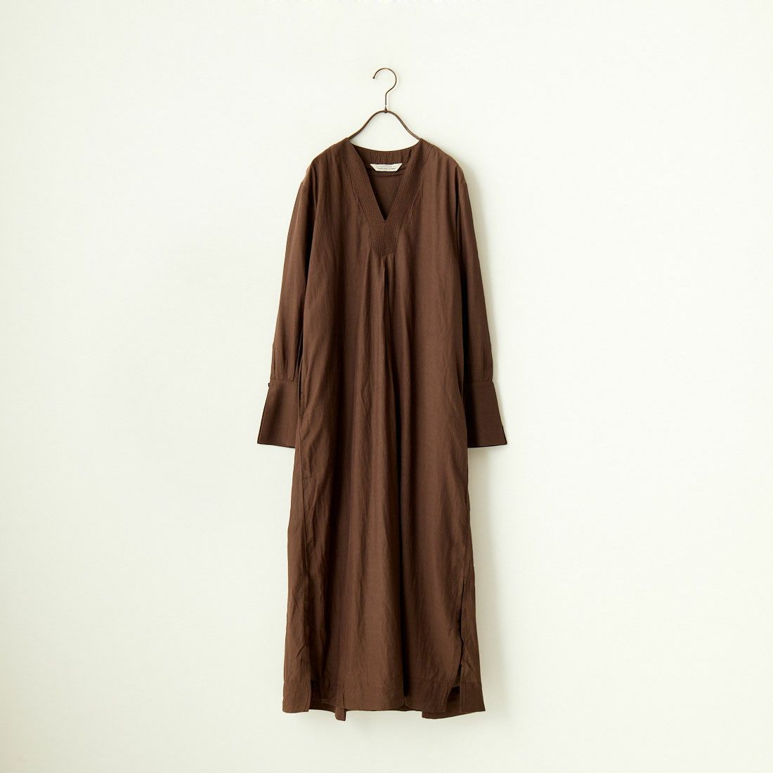 TORRAZZO DONNA [トラッゾドンナ] ビーガンシルクカフタンドレス [6254-566] 49 D.BROWN