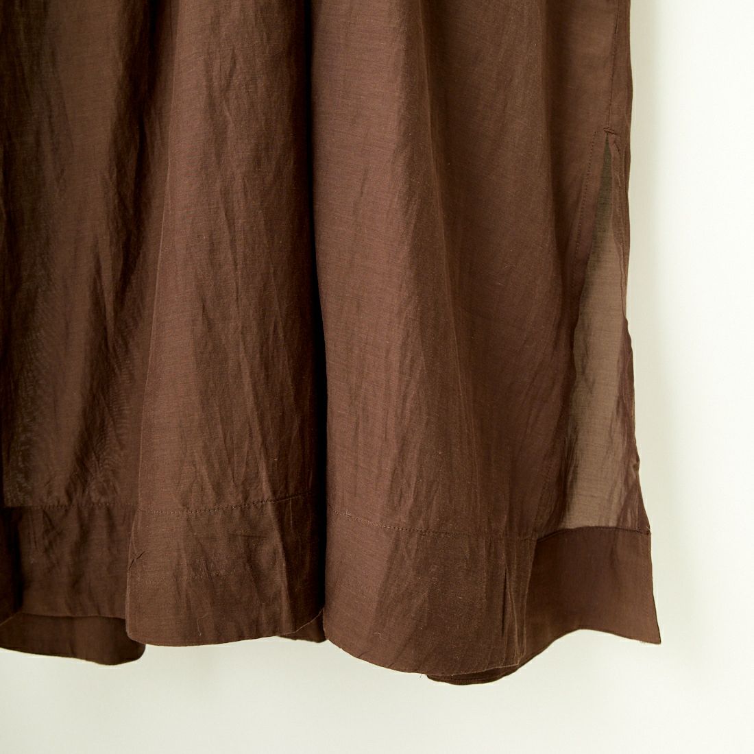 TORRAZZO DONNA [トラッゾドンナ] ビーガンシルクカフタンドレス [6254-566] 49 D.BROWN