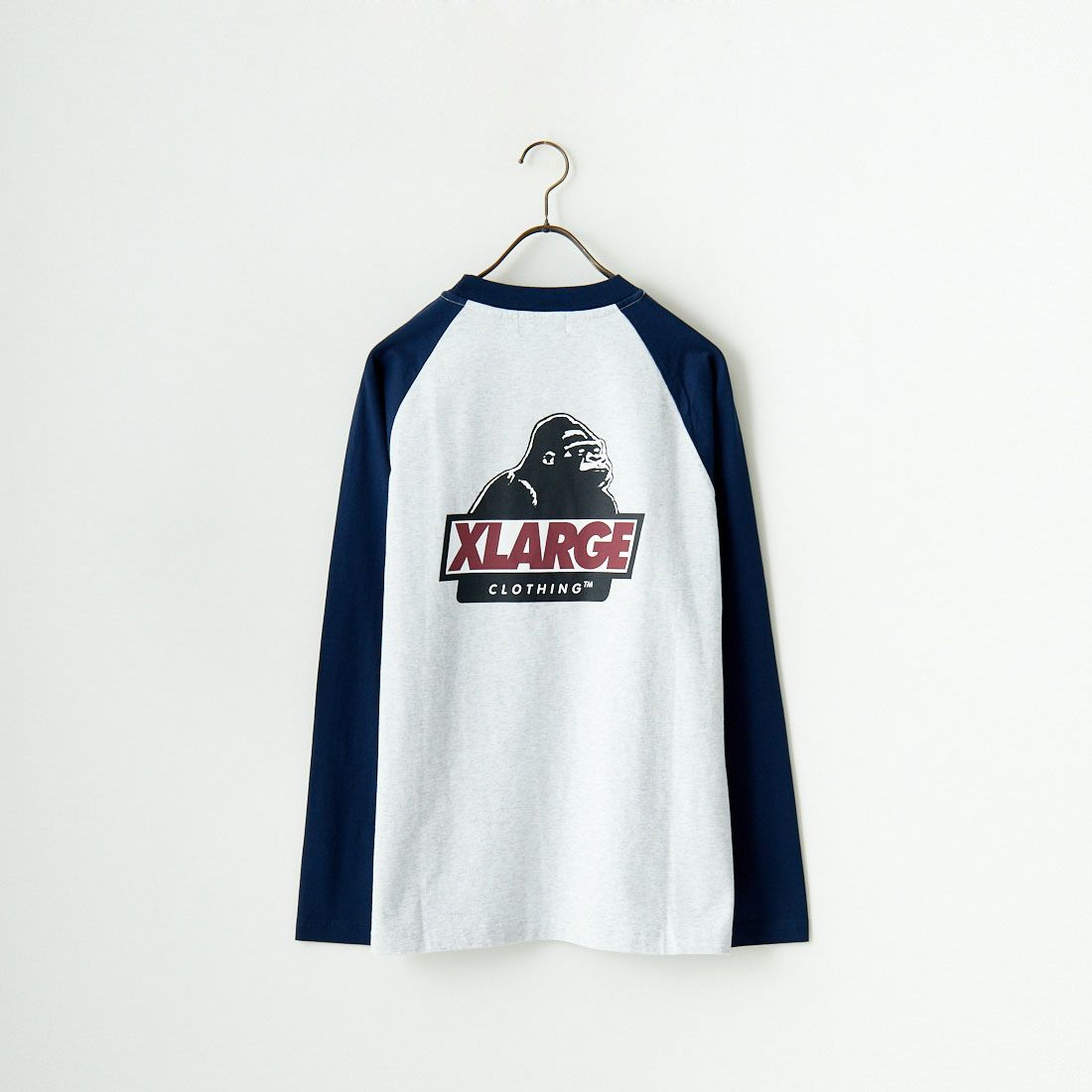 XLARGE [エクストララージ] スランテッドOGロゴ ラグランTシャツ [101243011020]