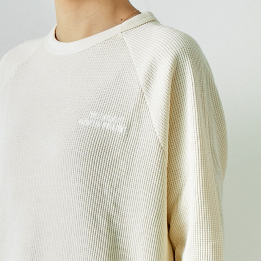 FRUIT OF THE LOOM × GOOD FOR [フルーツ オブ ザ ルーム × グッド フォー] サーマルラグランTシャツ [GF-1501] 02 OFF
