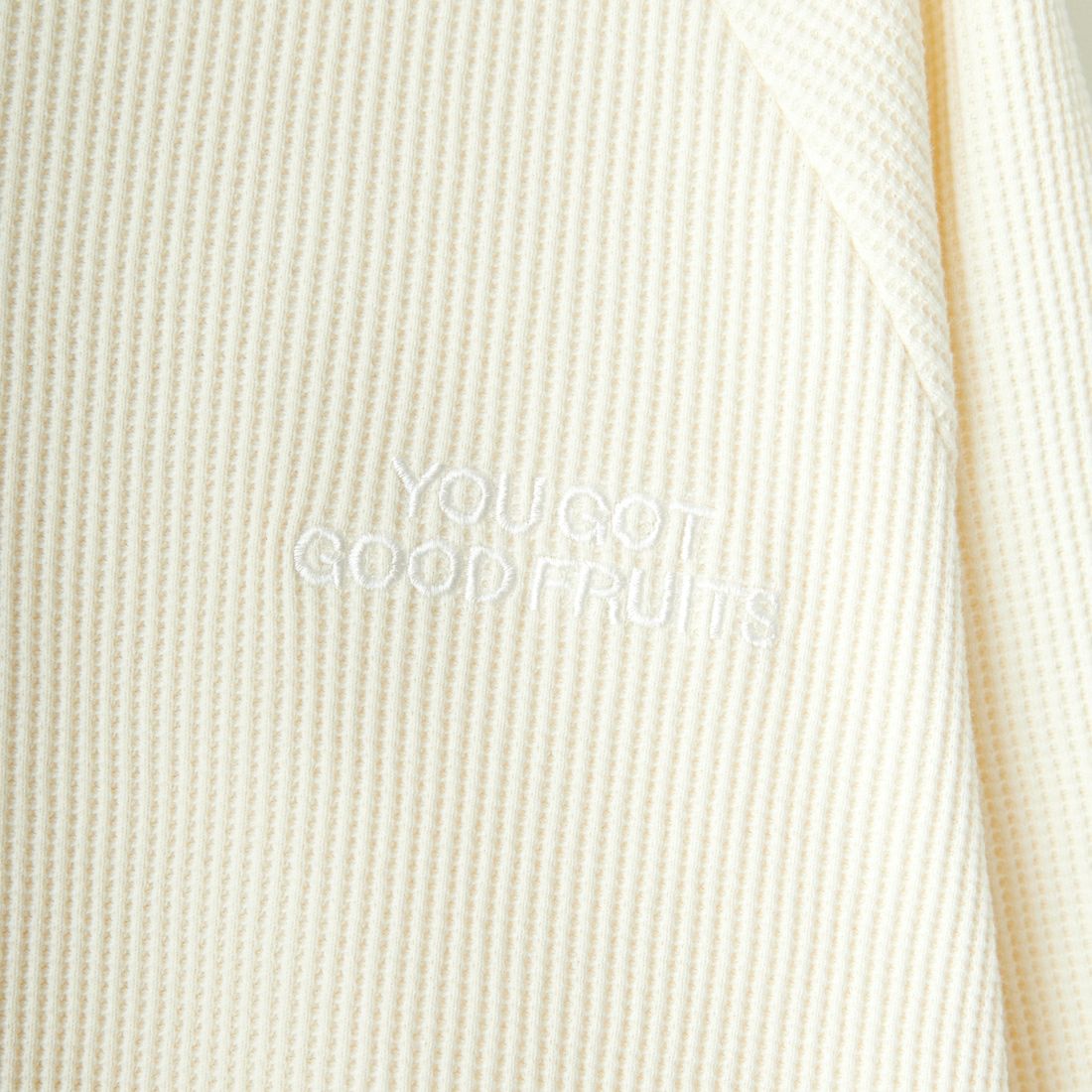 FRUIT OF THE LOOM × GOOD FOR [フルーツ オブ ザ ルーム × グッド フォー] サーマルラグランTシャツ [GF-1501] 02 OFF