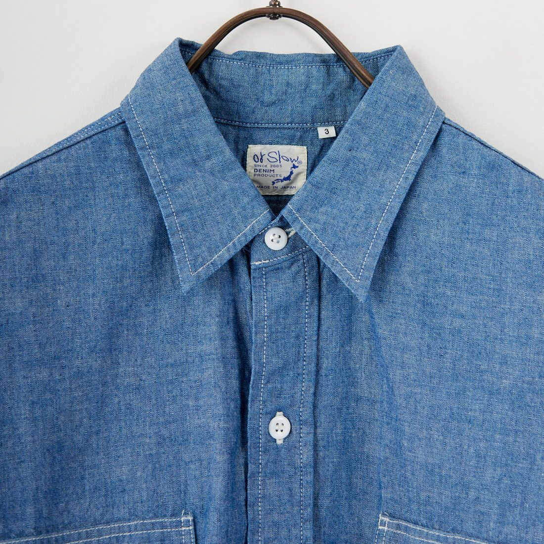 orSlow [オアスロウ] シャンブレーワークシャツ [01-8064] 84 CHAMBRA