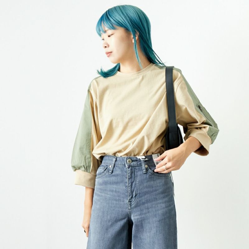 Munich [ミューニック] ドッキングMA-1カットソー [MN242U12]｜ジーンズファクトリー公式通販サイト - JEANS FACTORY  Online Shop