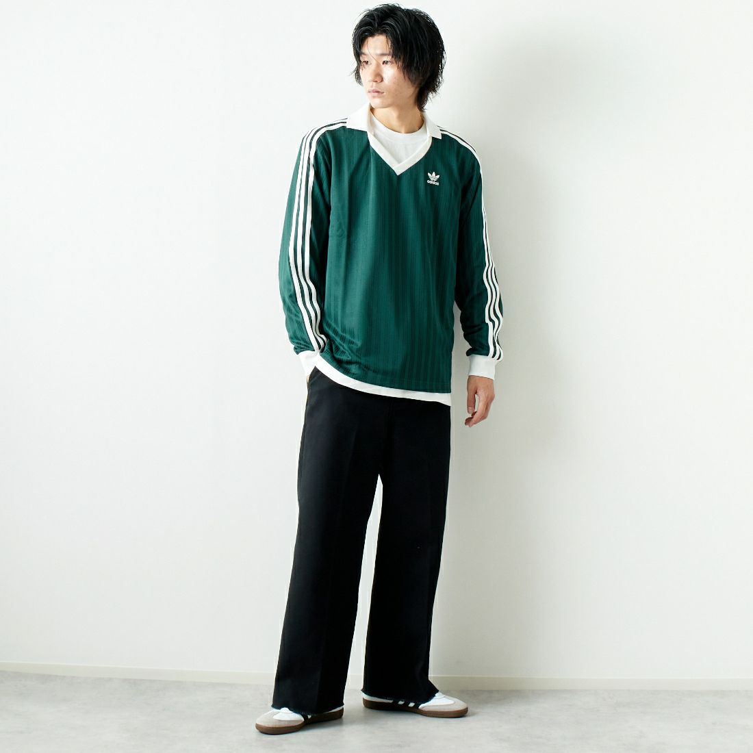 adidas - アディダス ウォーマーパンツ Ｌ 美品 サッカー フランス代表・マリノス カラー adidas Originals [アディダス オリジナルス] アディカラー ピケ