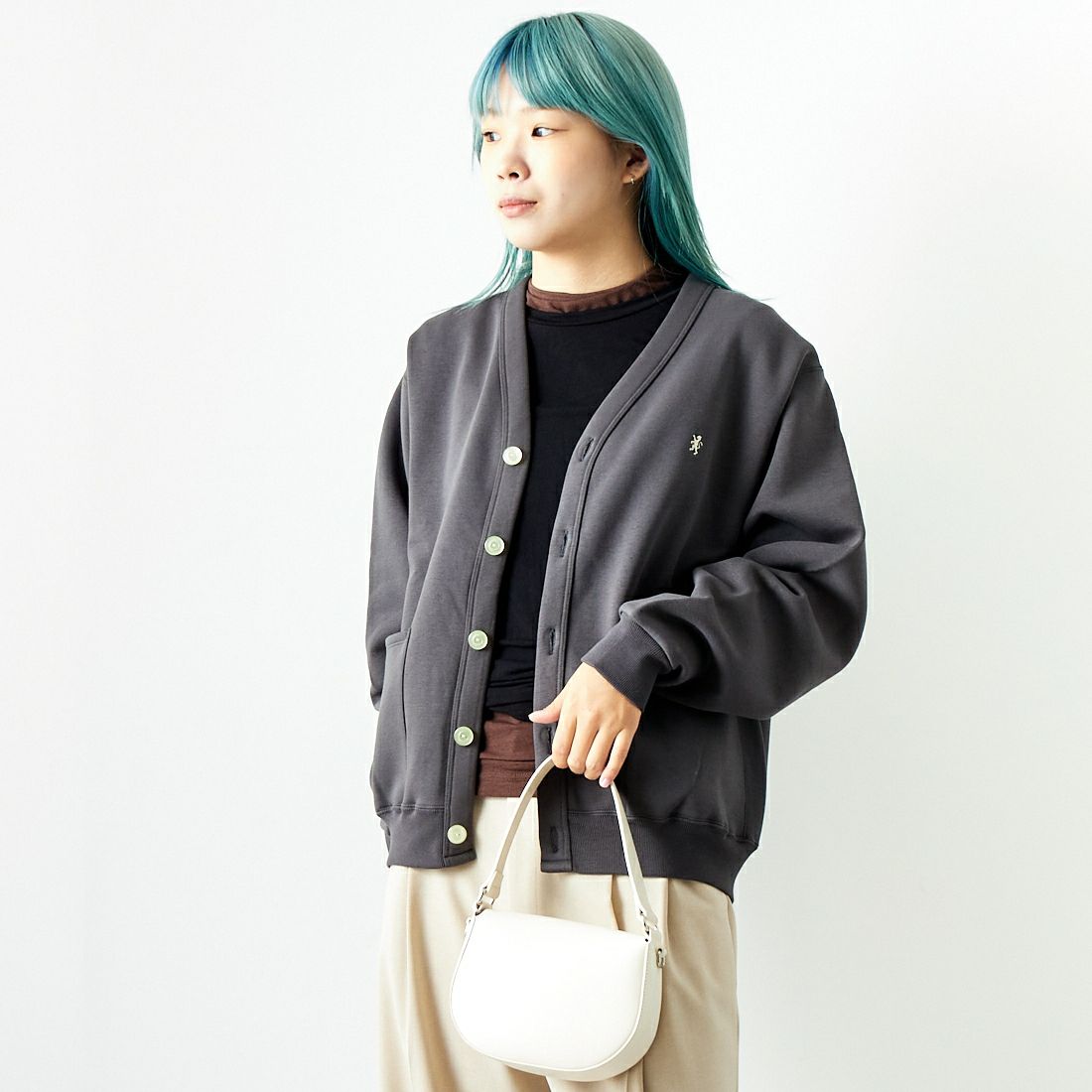 Gymphlex [ジムフレックス] Vネックスウェットカーディガン [GY-C0295TCF]｜ジーンズファクトリー公式通販サイト - JEANS  FACTORY Online Shop