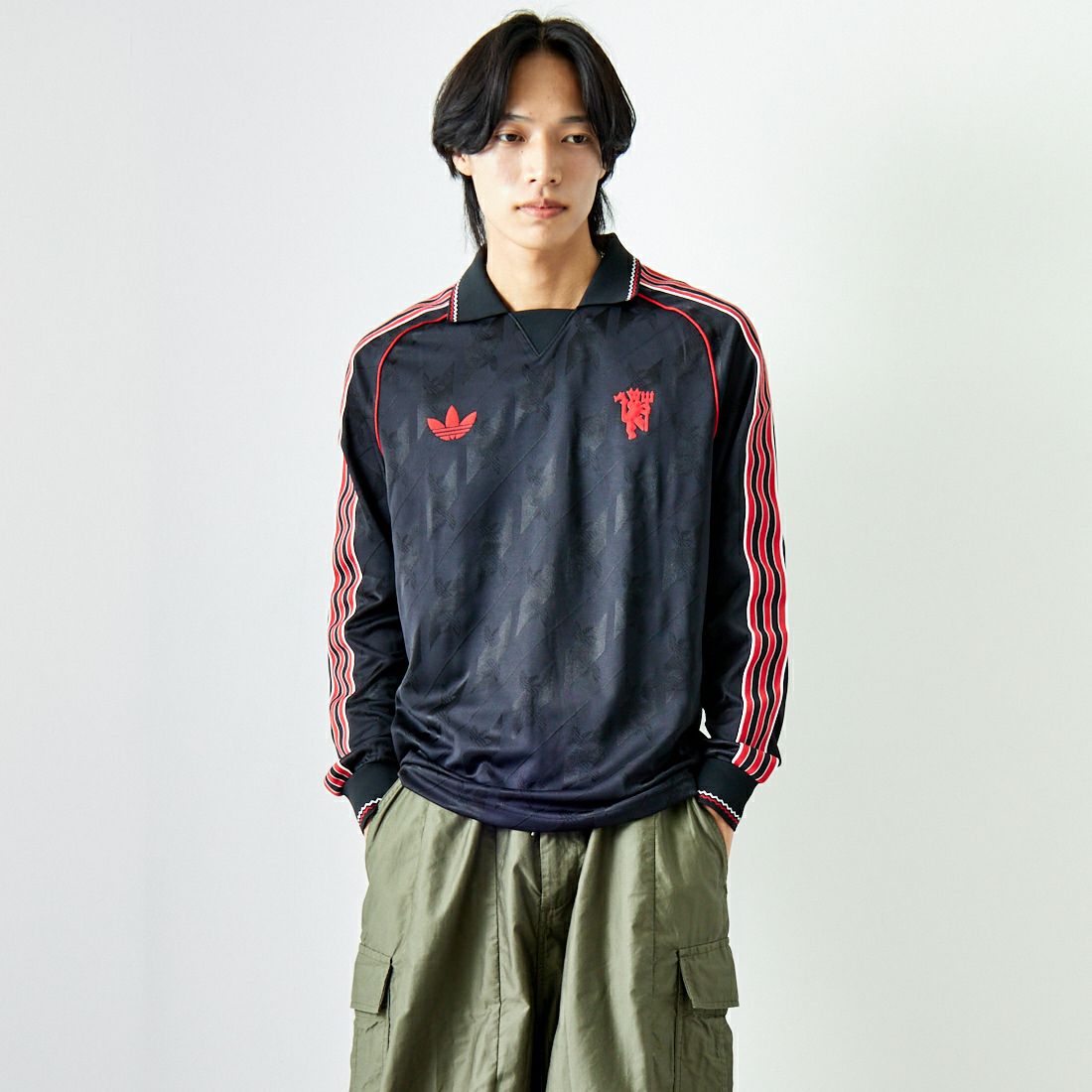 adidas Originals [アディダス オリジナルス] マンチェスター・ユナイテッド LIFESTYLER ロングスリーブジャージー [JNP98]