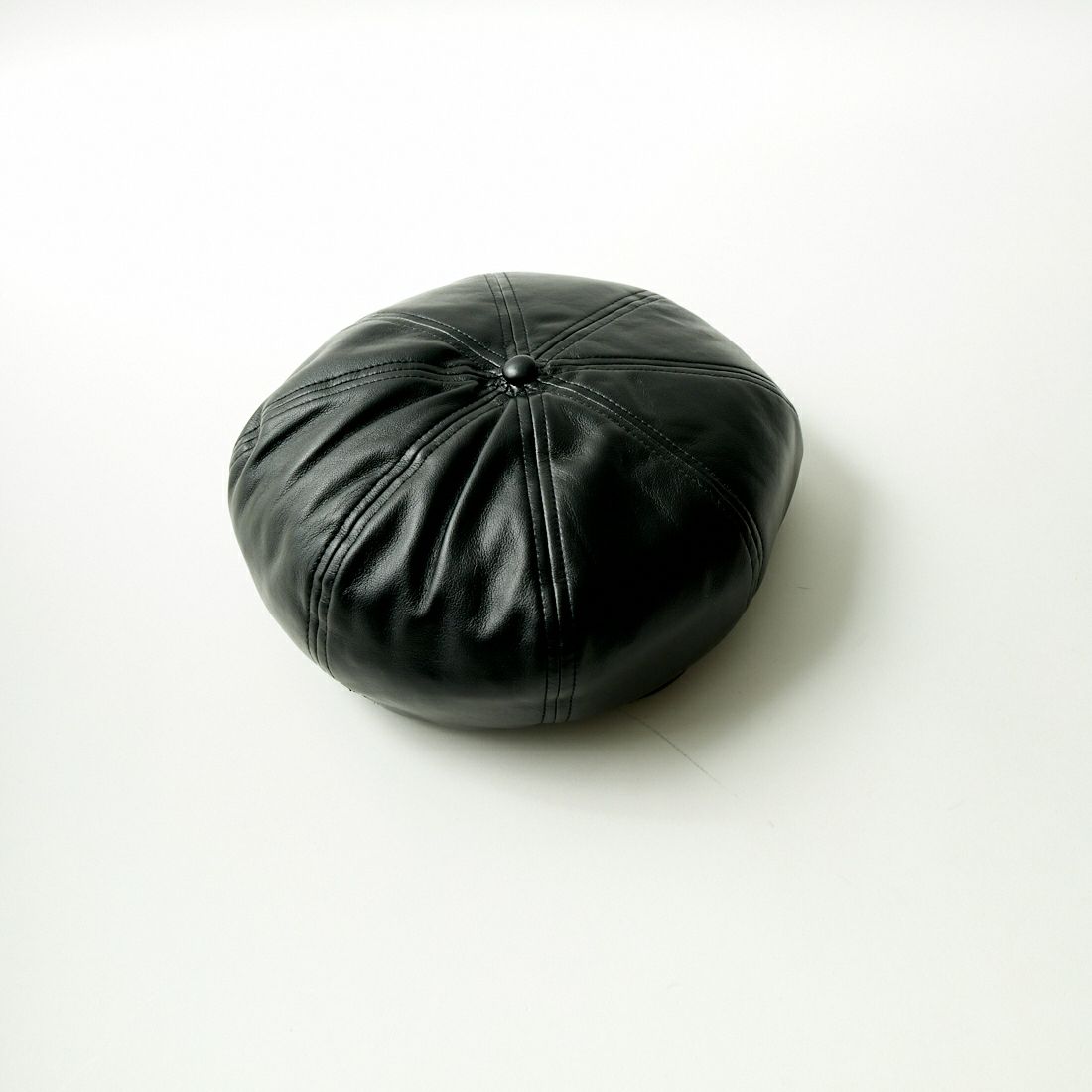 KANGOL [カンゴール] Faux レザーハンチング [233069629] 01 BLACK