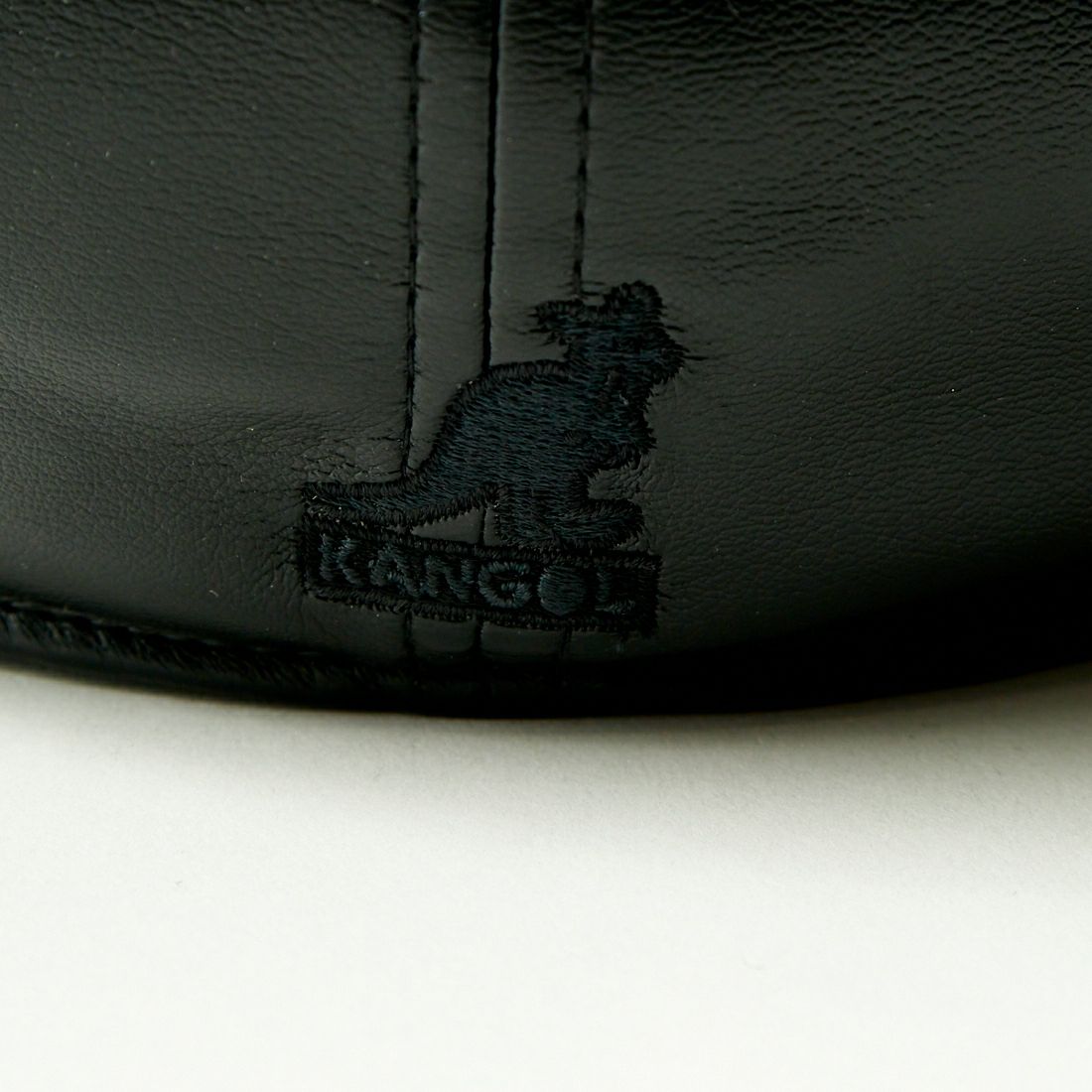 KANGOL [カンゴール] Faux レザーハンチング [233069629] 01 BLACK