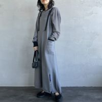 15 MD.GRAY&&モデル身長：160cm 着用サイズ：F&&