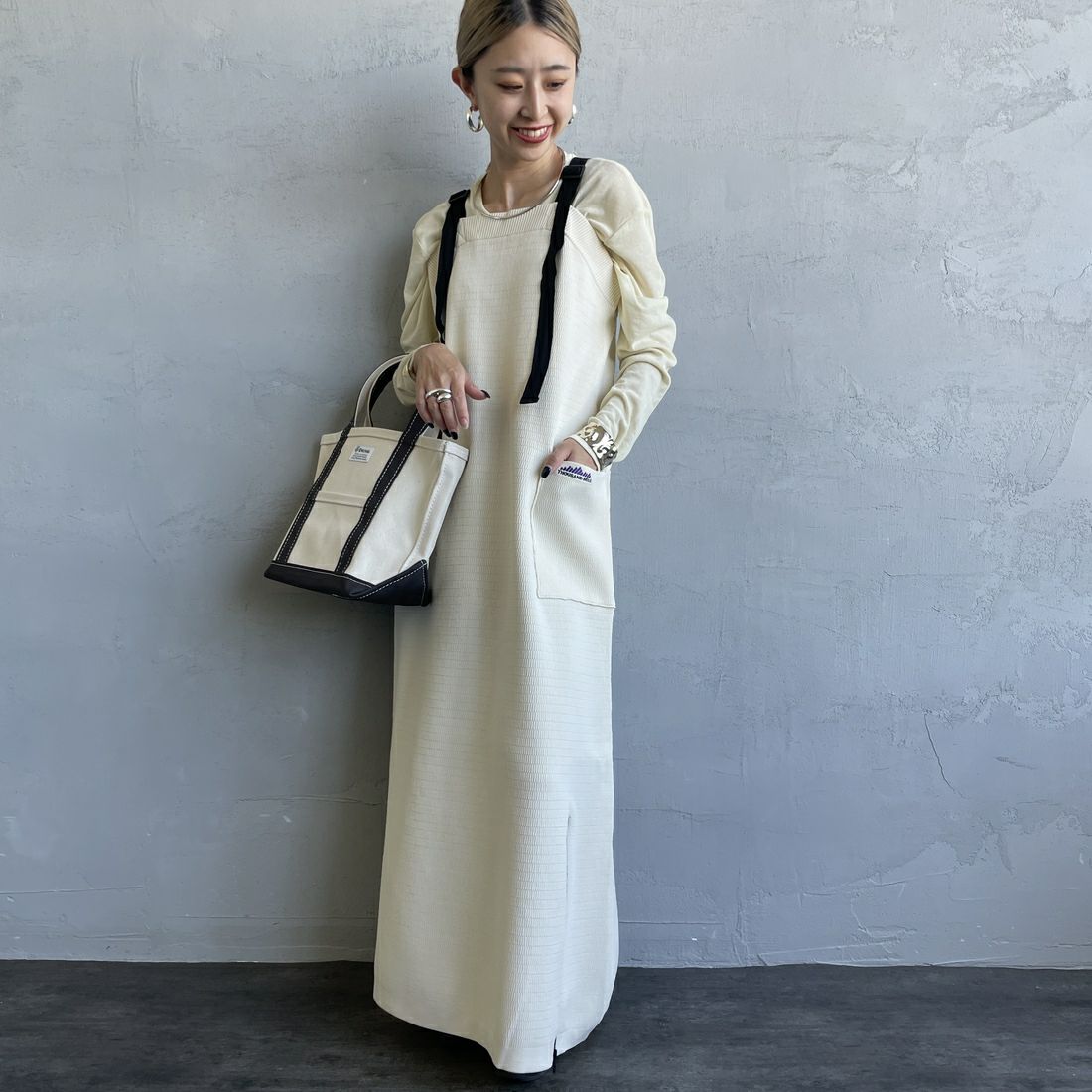 ' - ' THOUSAND MILE [サウザンド マイル] 別注 ハニカムニットジャンパー