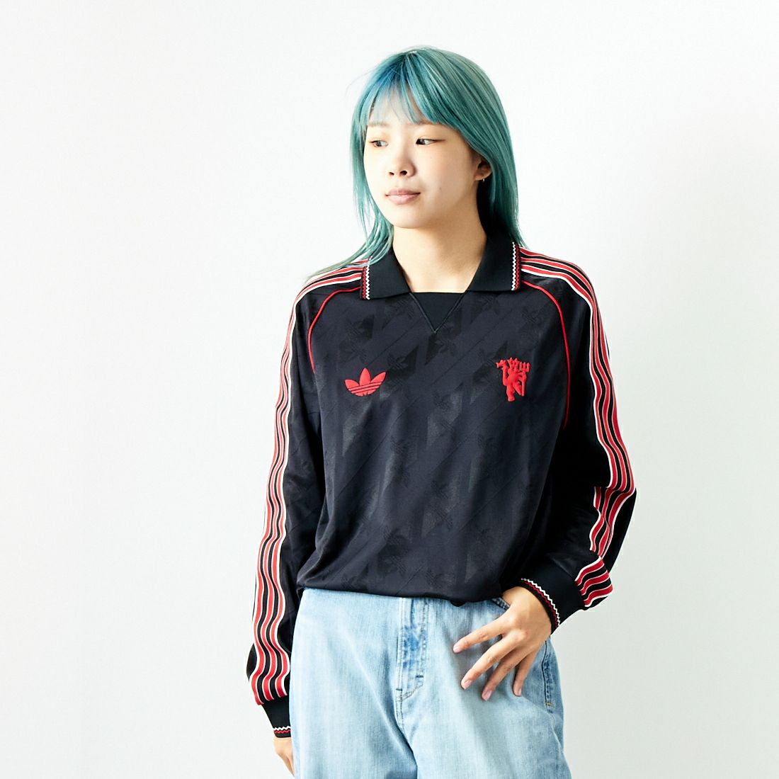 adidas Originals [アディダス オリジナルス] マンチェスター・ユナイテッド LIFESTYLER ロングスリーブジャージー [JNP98]