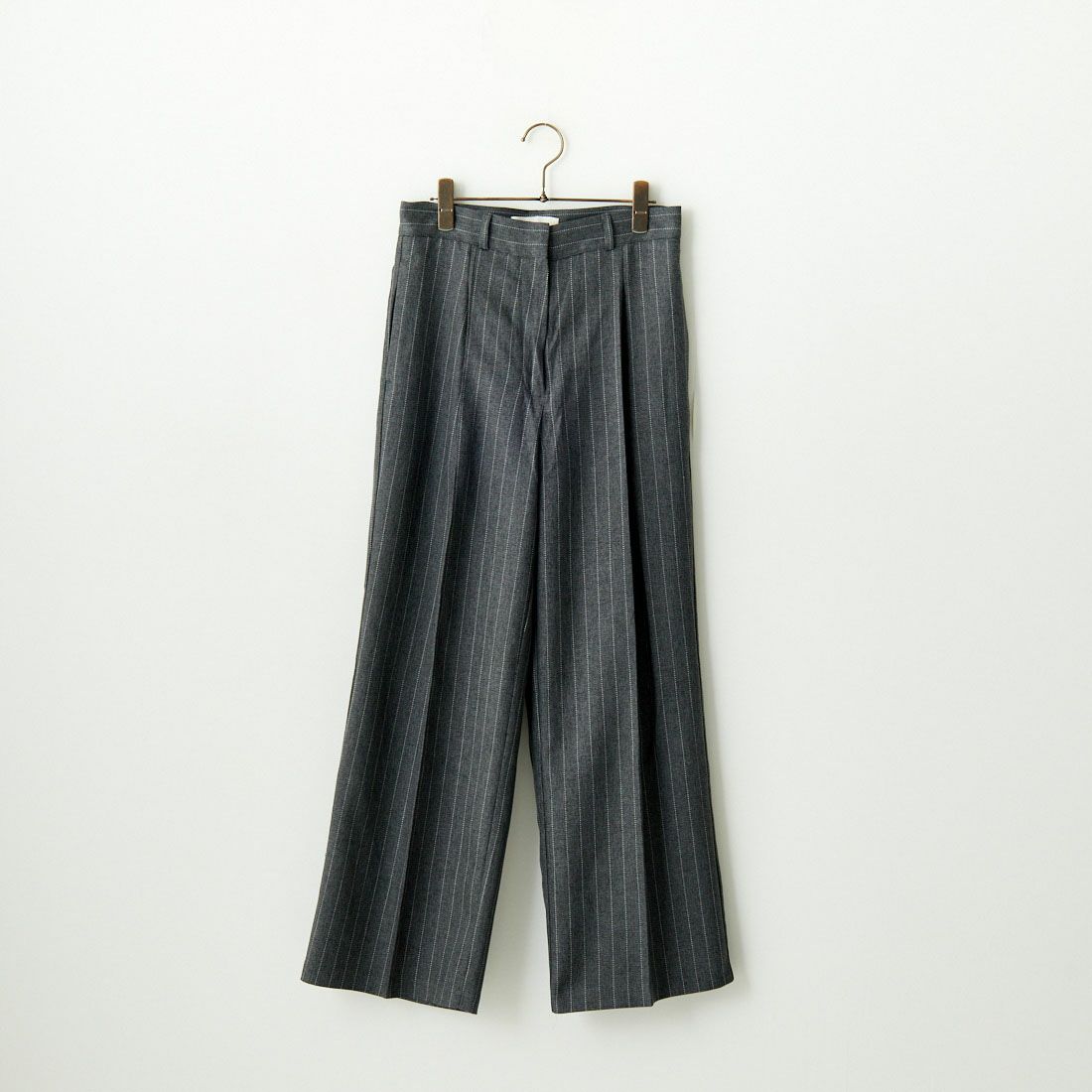 TODAYFUL [トゥデイフル] ストライプツイルトラウザーズ [12420701] D/GRY