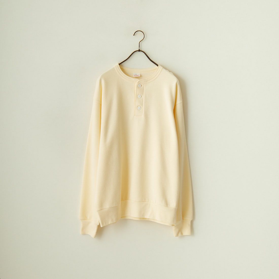 Health knit [ヘルスニット] 別注 ヘンリーネックスウェット [HR24F-M019-JF] IVORY