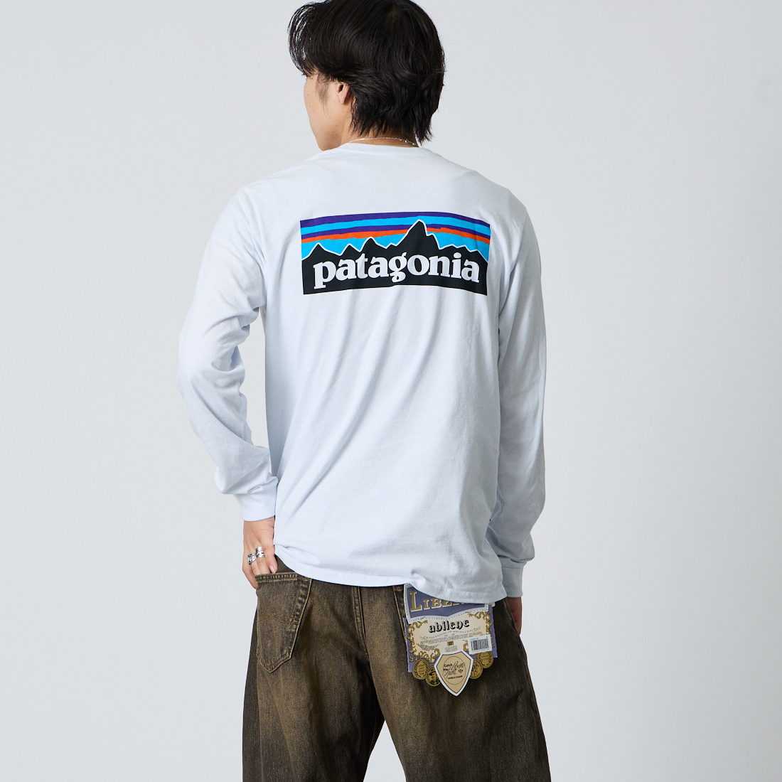 patagonia [パタゴニア] メンズ ロングスリーブ P-6ロゴ レスポンシビ