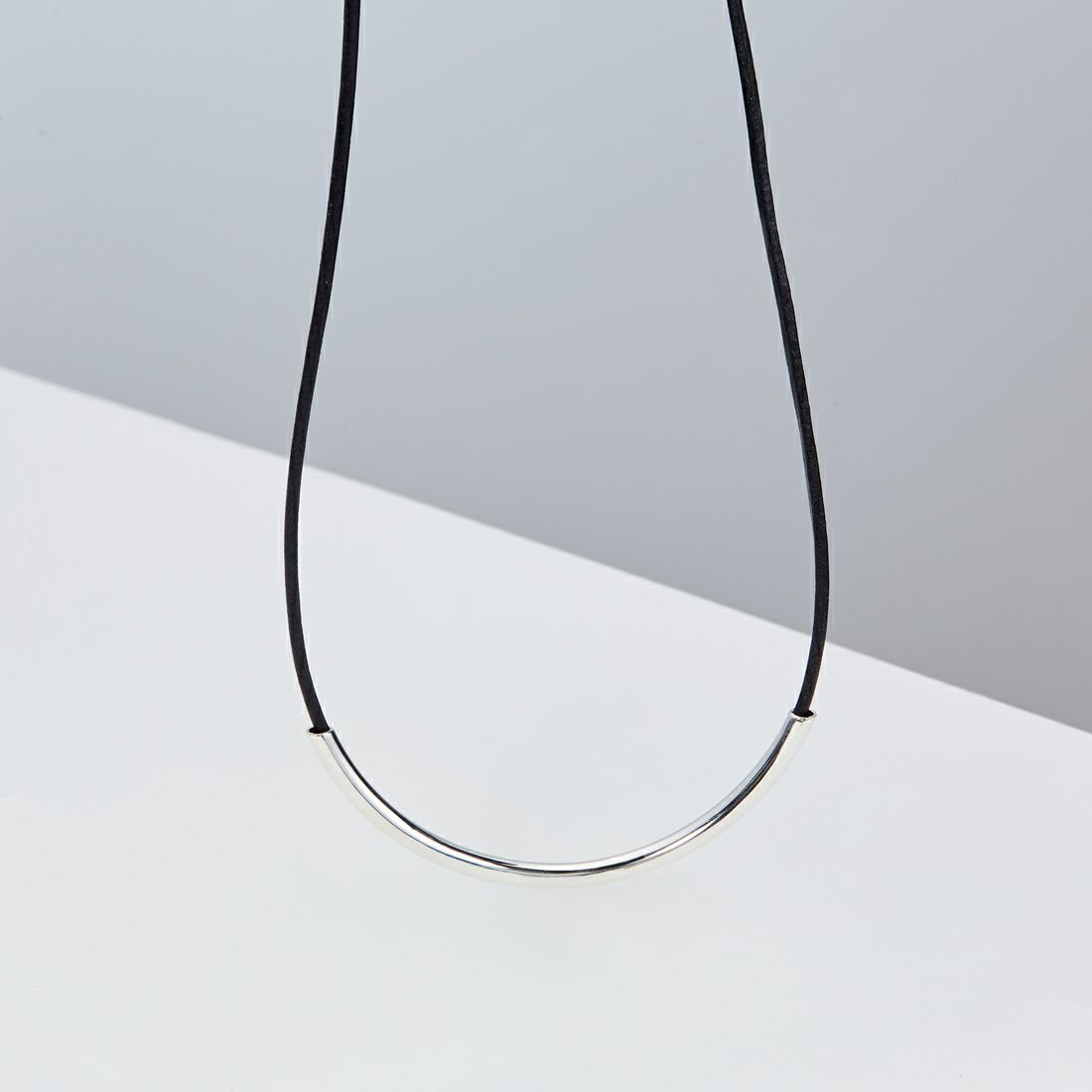 XOLO JEWELRY [ショロジュエリー] ラウンドレザーネックレス [XOLN002-50] BLACK