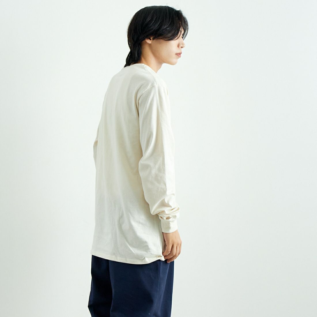 patagonia [パタゴニア] メンズ 73テキストロゴ レスポンシビリティー [37780] BCW &&モデル身長：179cm 着用サイズ：L&&