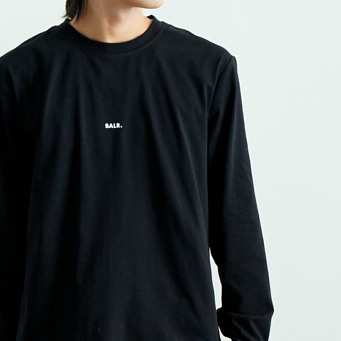 BALR. [ボーラー] 日本限定 ブランドロングスリーブTシャツ [B11111059] BLACK