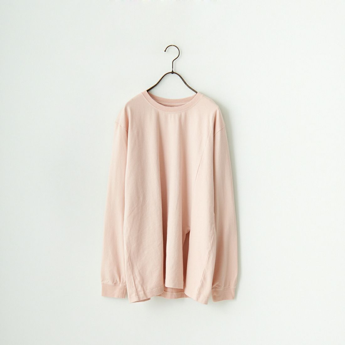 MEYAME [メヤメ] スリットロングスリーブTシャツ [MEY-1933] APRICOT
