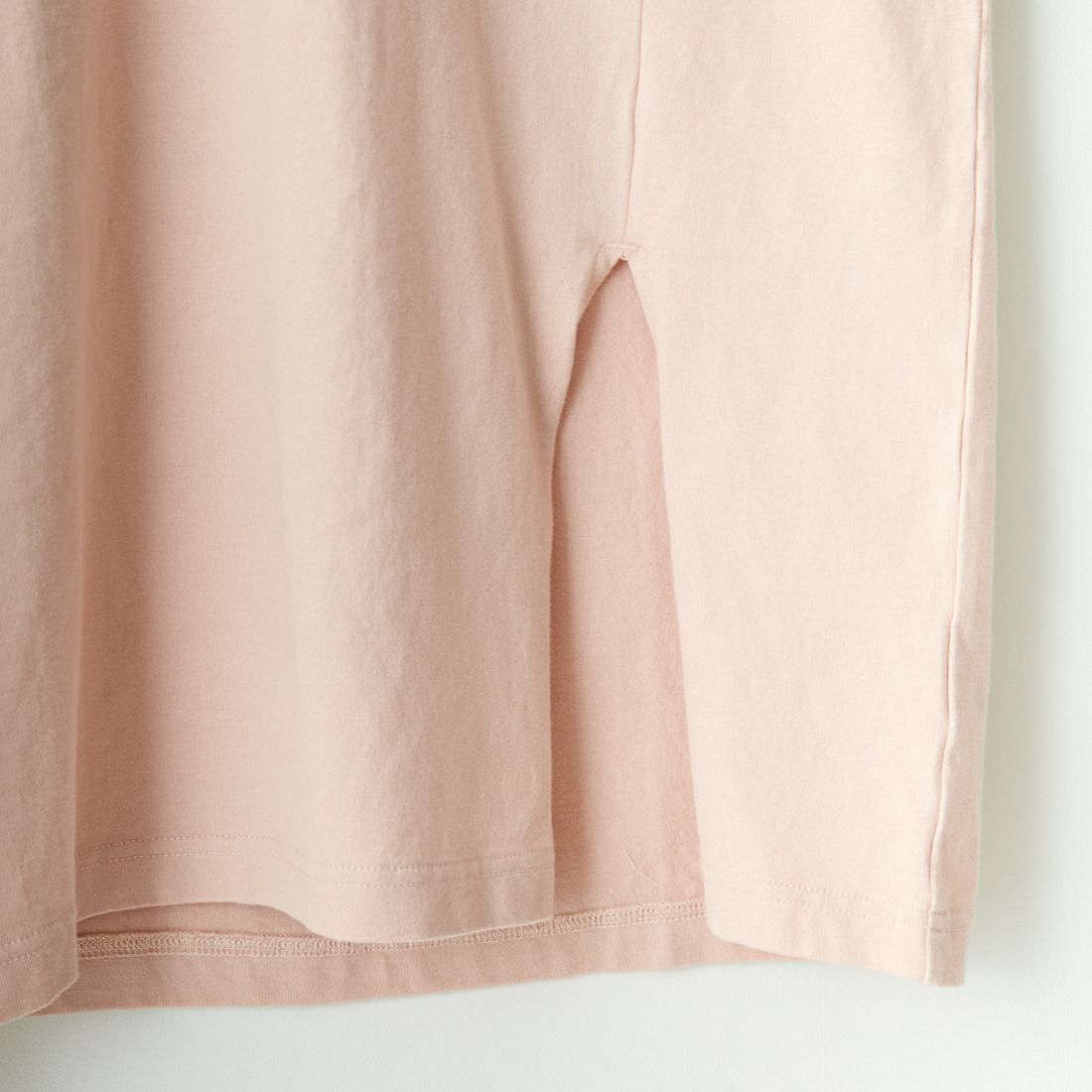 MEYAME [メヤメ] スリットロングスリーブTシャツ [MEY-1933] APRICOT