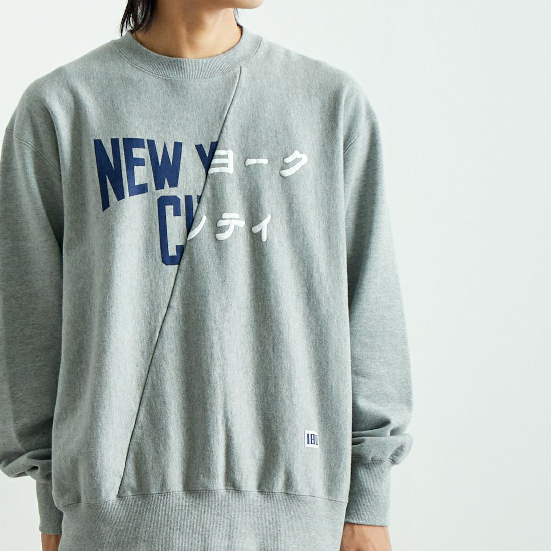 ILL ONE EIGHTY [イル ワンエイティ] ニューヨーク クルーネックスウェット [ILL242-12] H.GRAY