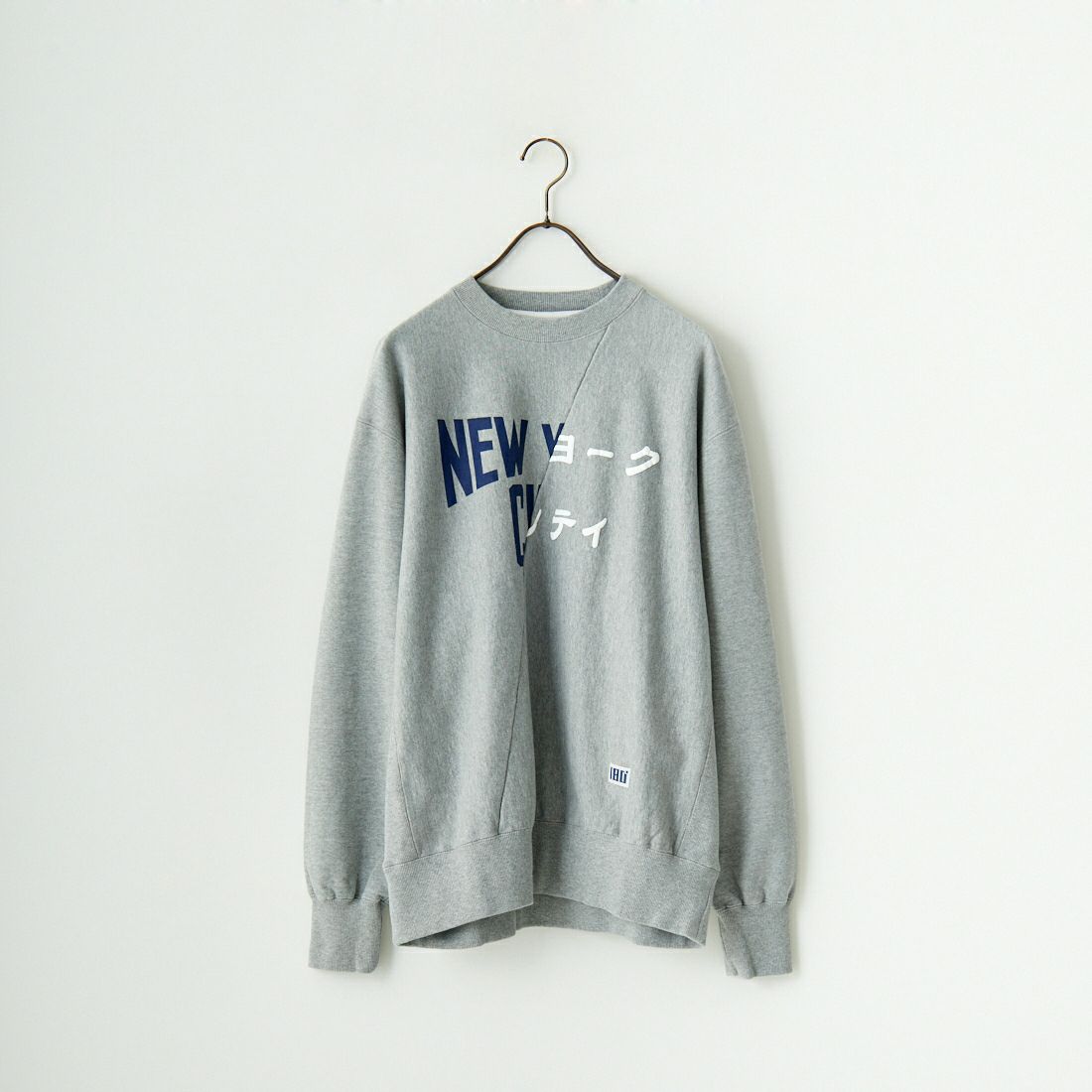 ILL ONE EIGHTY [イル ワンエイティ] ニューヨーク クルーネックスウェット [ILL242-12] H.GRAY