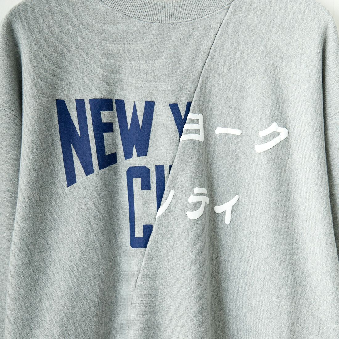 ILL ONE EIGHTY [イル ワンエイティ] ニューヨーク クルーネックスウェット [ILL242-12] H.GRAY