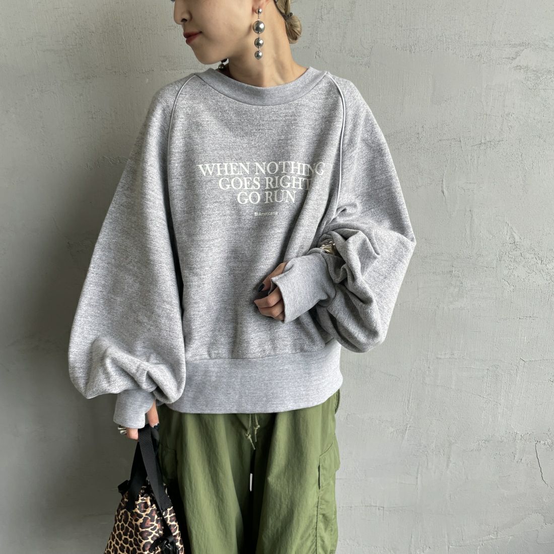 ﾓｸｸﾞﾚｰ&&モデル身長：150cm 着用サイズ：ONE SIZE&&