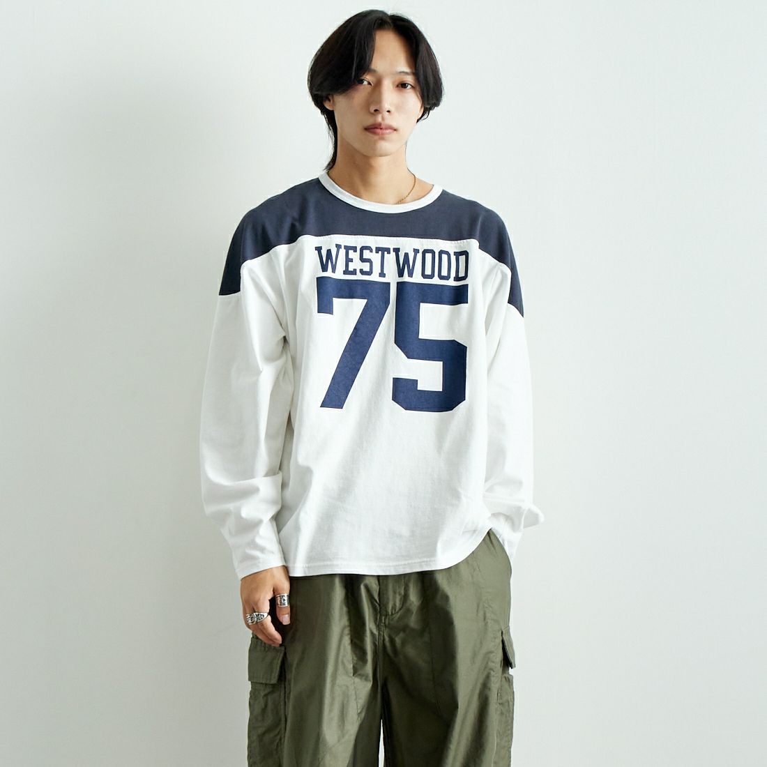 ILL ONE EIGHTY [イル ワンエイティ] WESTWOOD フットボールTシャツ [ILL242-03]