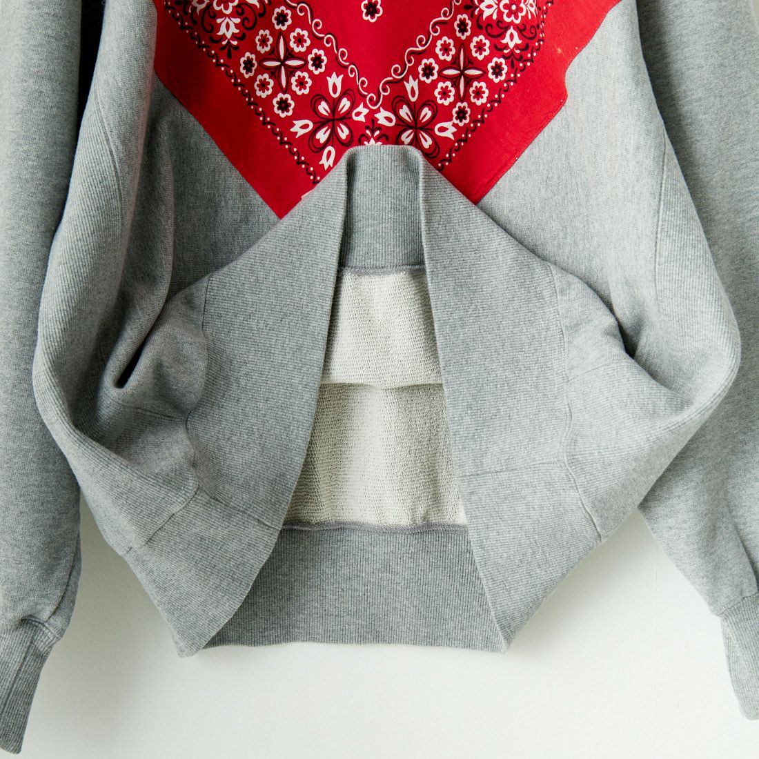 ILL ONE EIGHTY [イル ワンエイティ] ヴィンテージ バンダナスウェット [ILL241-11K] H.GRAY