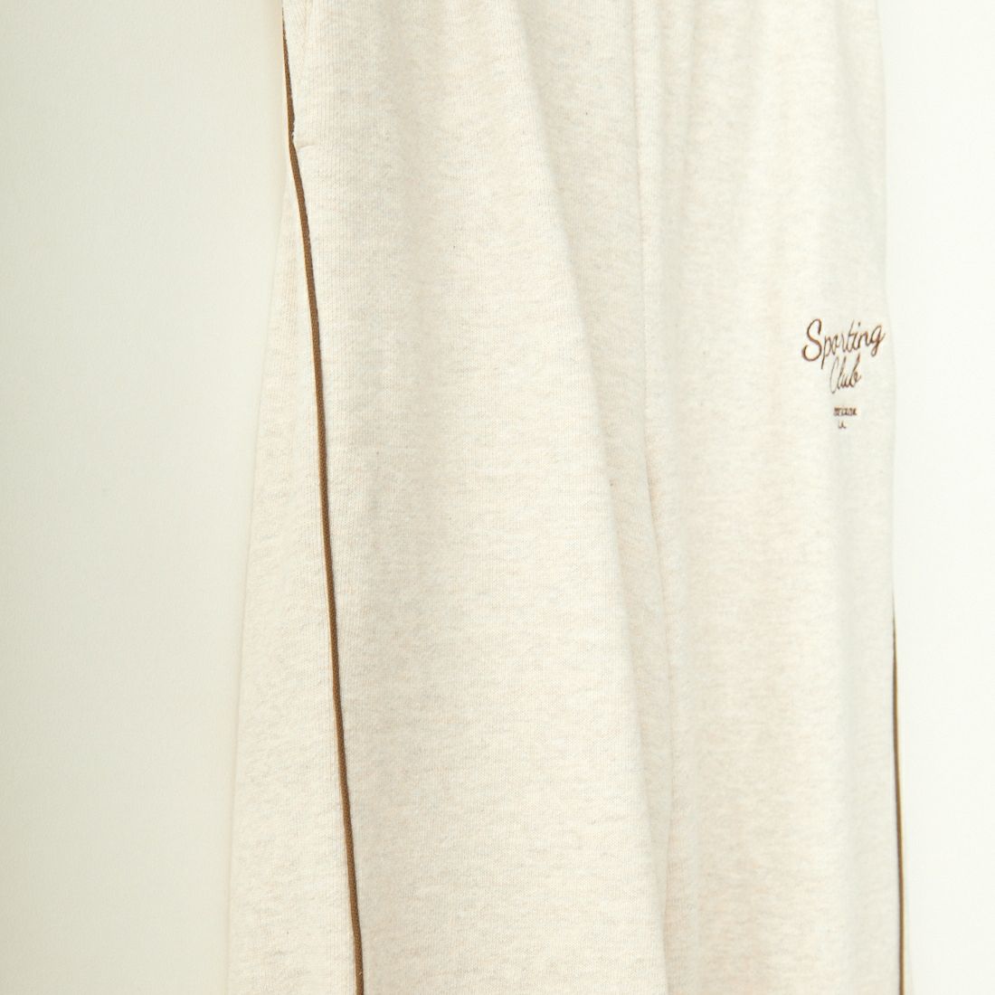 Americana × JEANS FACTORY [アメリカーナ × ジーンズファクトリー] 別注 ワンポイントロゴ刺繍 ワイドスウェットパンツ [ASO-726-1-JF] ｵｰﾄﾐｰﾙ