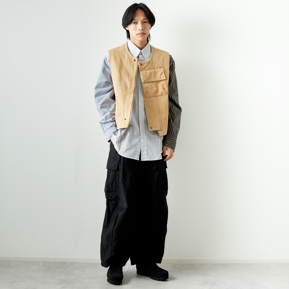 SandWaterr オーガナイズドフードパフブルゾン