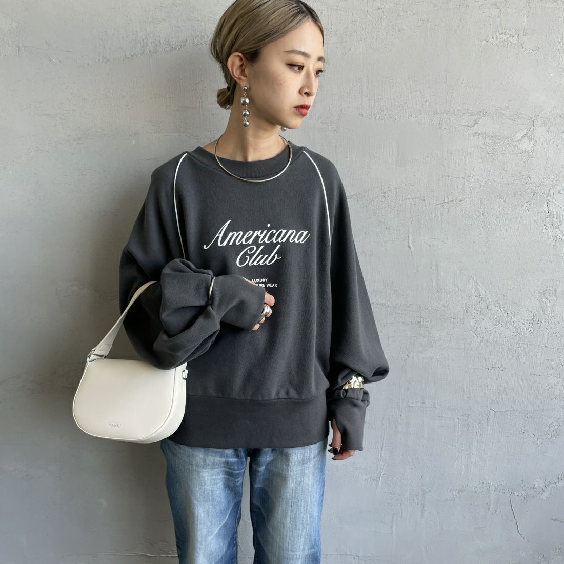 ﾁｬｺｰﾙ&&モデル身長：150cm 着用サイズ：ONE SIZE&&