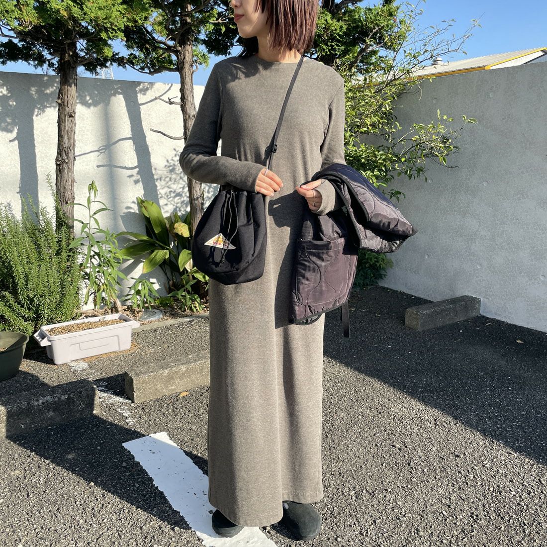 KELTY [ケルティ] リバーシブル巾着バッグ [32592465] BLACK