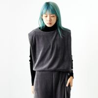 285 GRAY&&モデル身長：167cm 着用サイズ：F&&