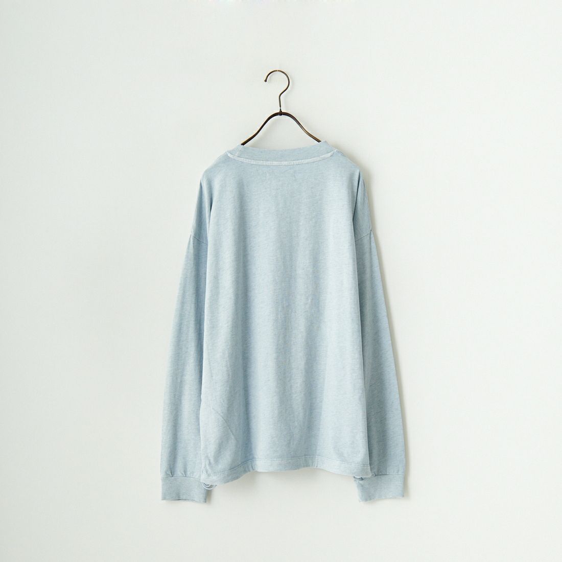 Johnbull [ジョンブル] オーバーダイ バルーンロングスリーブTシャツ [JM243C11] 052 ｻｯｸｽ