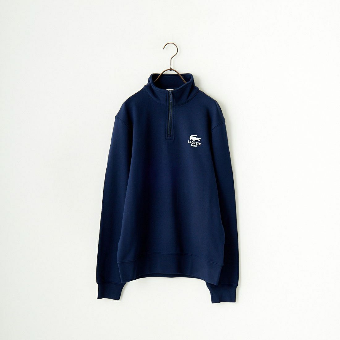 LACOSTE [ラコステ] ワンポイントプリントハーフジップスウェット [SH2735]