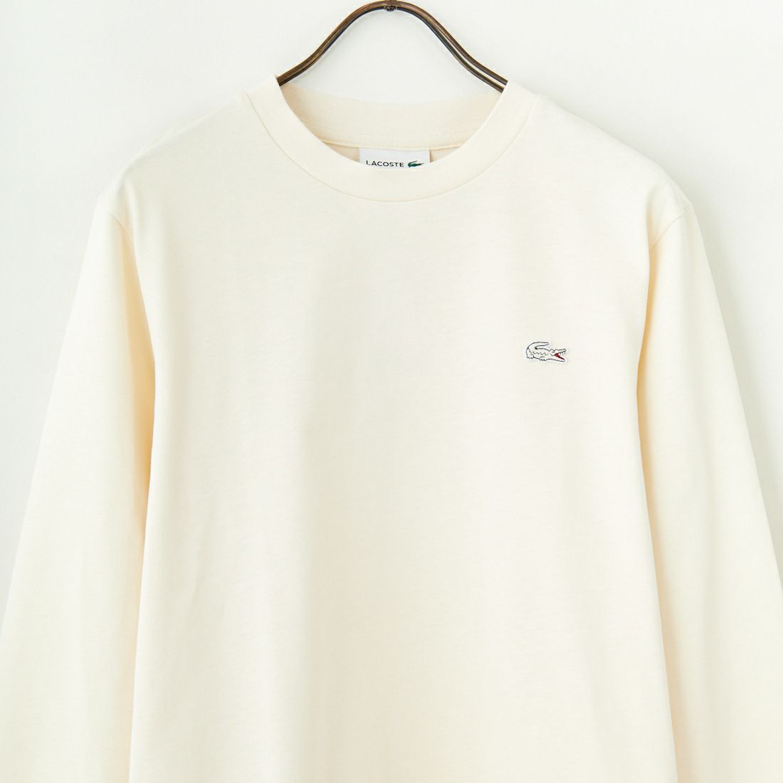 LACOSTE [ラコステ] ベーシックロングスリーブTシャツ [TH5583] XFJ ECRU