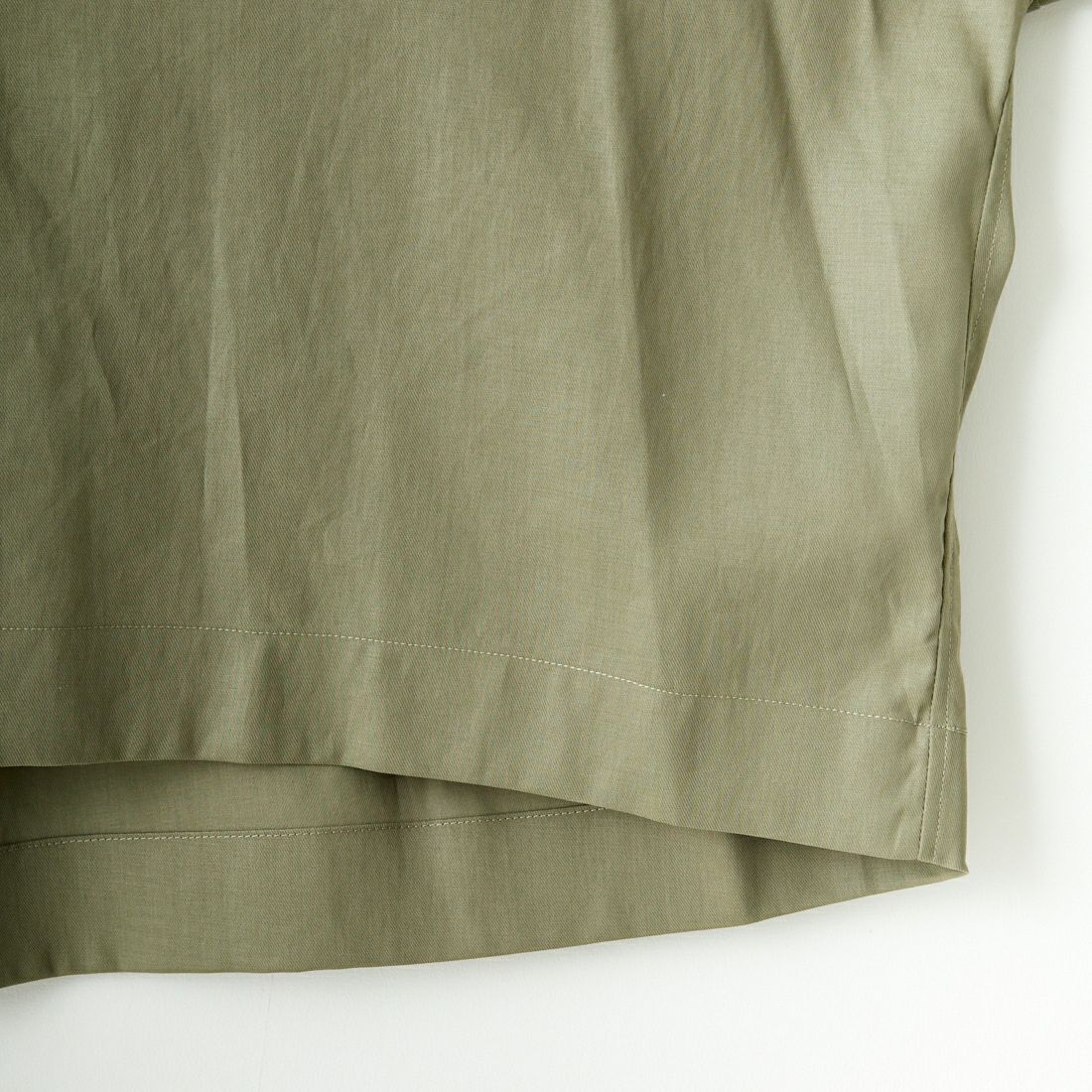 MICA&DEAL [マイカアンドディール] スキッパーショートブラウス [0124301209] KHAKI