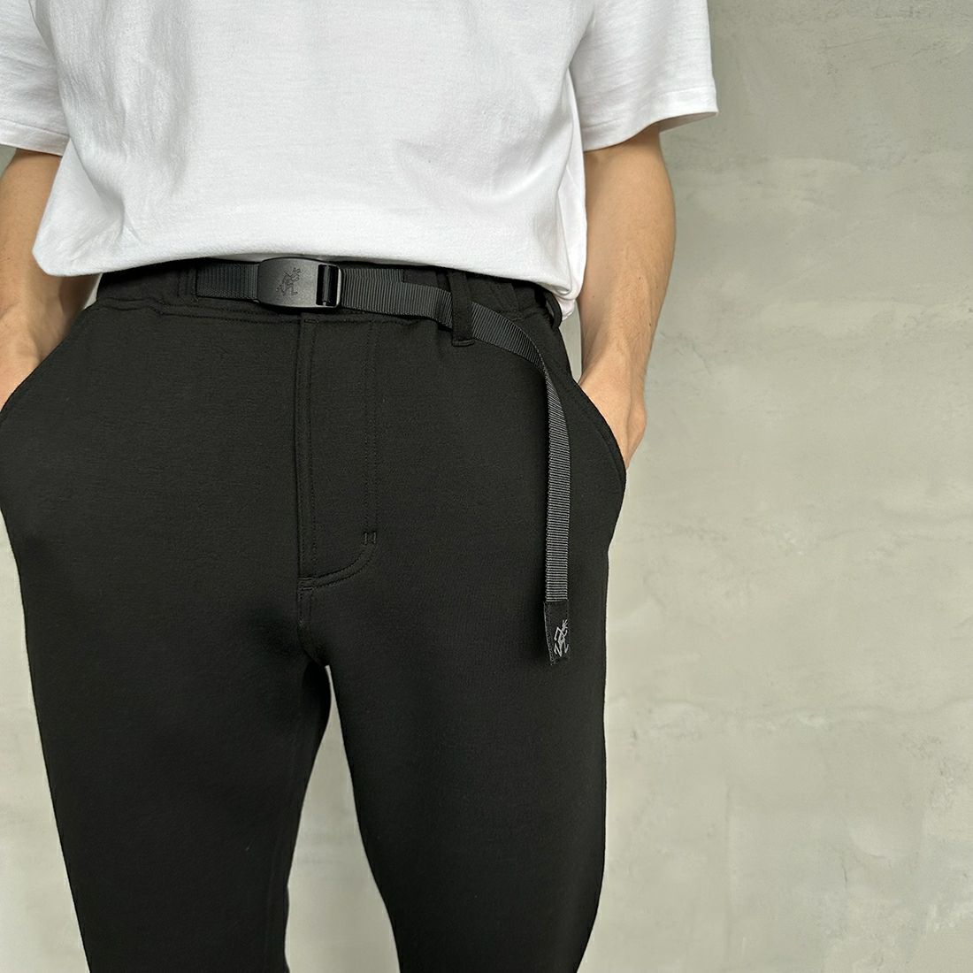 GRAMiCCi [グラミチ] 別注 テックニットスリムパンツ [GUP4-F1023-JF] BLACK