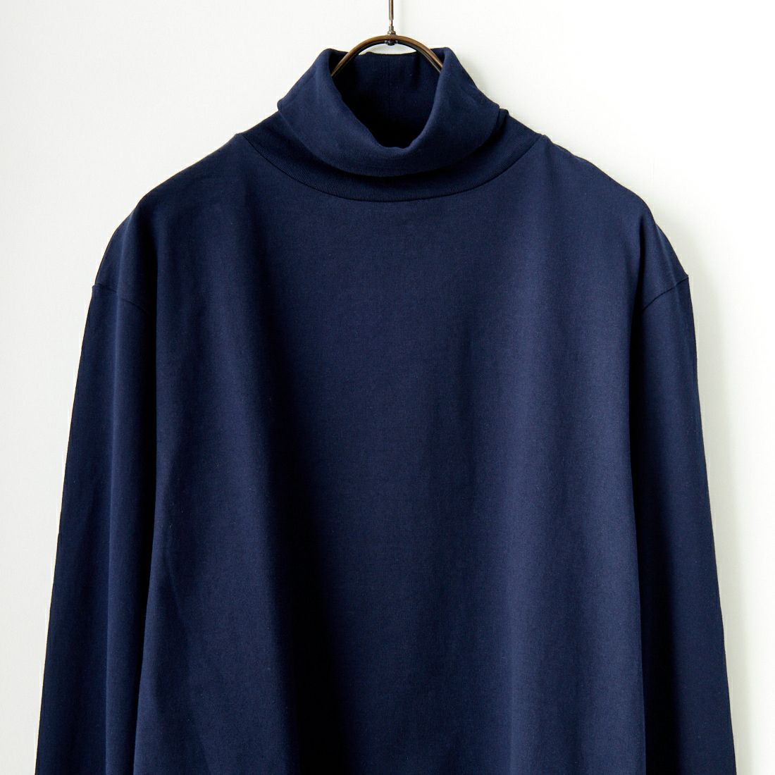 amne [アンヌ] ジャージータートルTシャツ [AMN-CS-066] NAVY