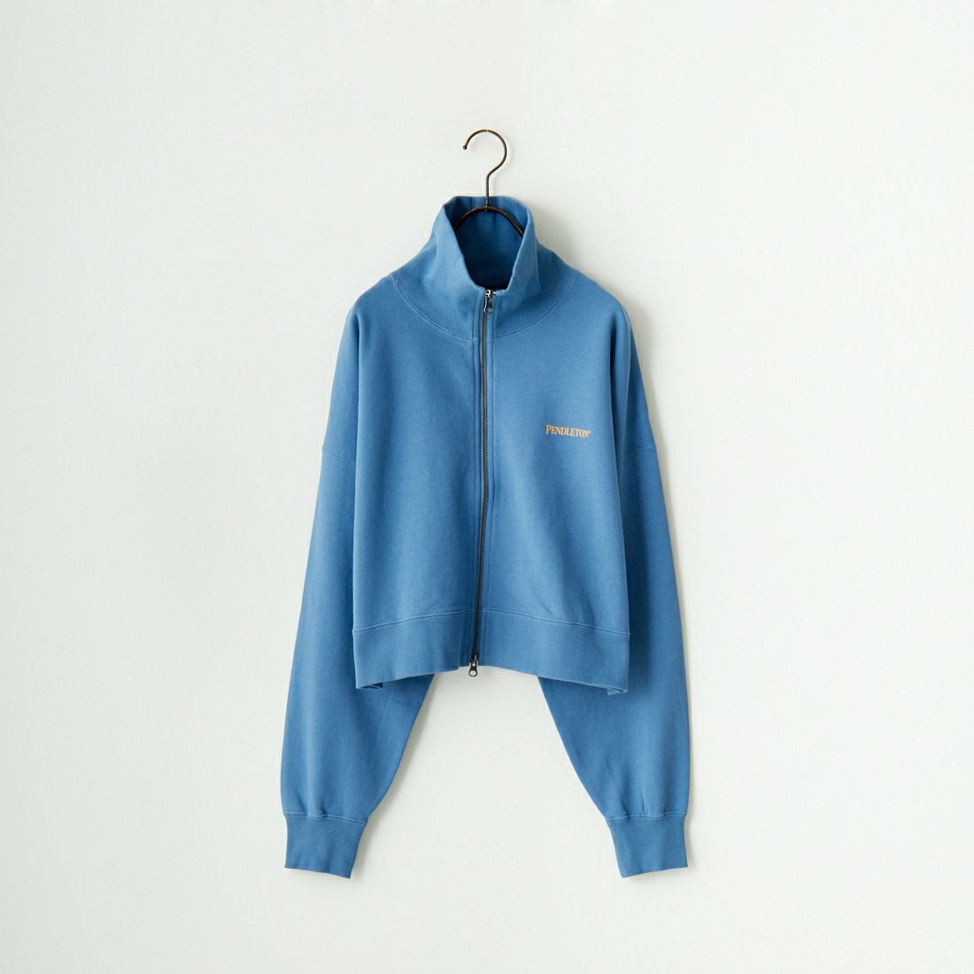 PENDLETON [ペンドルトン] ネイティブ柄 バックプリントジップアップスウェット [4475-7111] 64 SAX