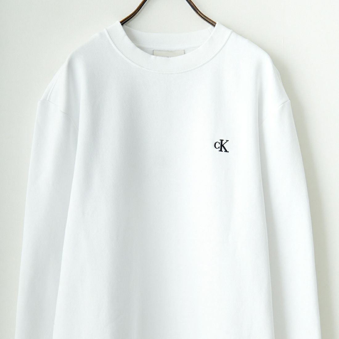 Calvin Klein [カルバンクライン] アーカイブロゴ フリースクルーネックプルオーバー [40QM430] YAA