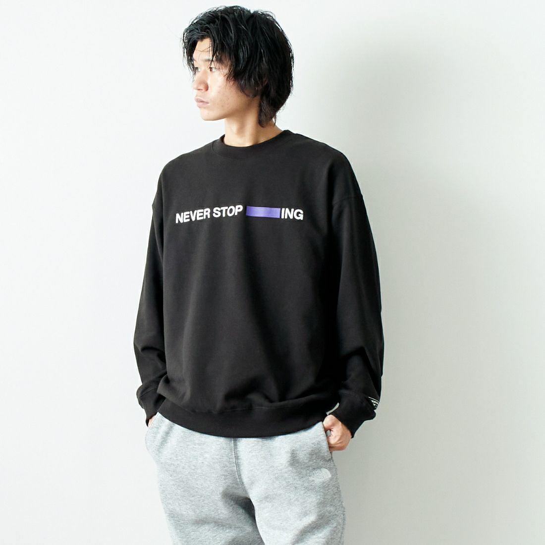 THE NORTH FACE [ザ ノースフェイス] ネバーストップ アイエヌジー クルーネックスウェット [NT12444]