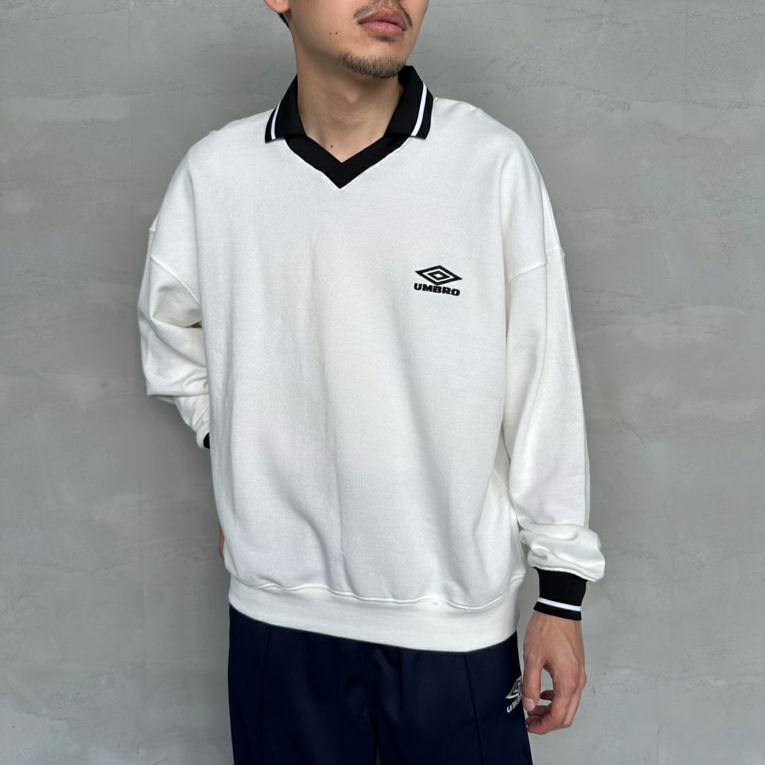 WHITE&&モデル身長：168cm 着用サイズ：L&&