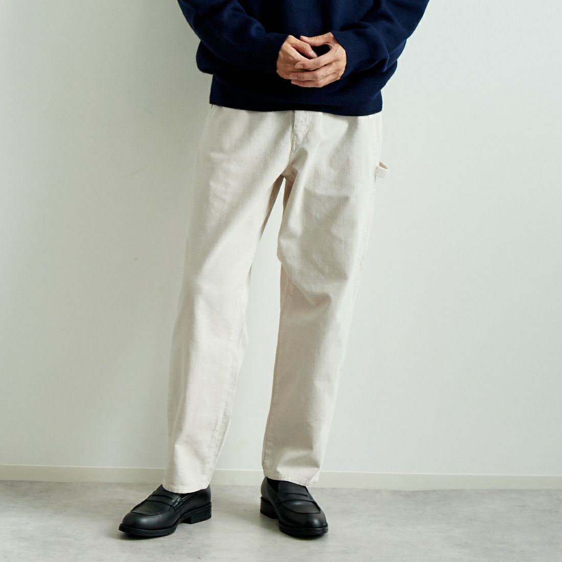 SMITH'S [スミス] レアールペインターパンツ [4475-7030] 28 STONE &&モデル身長：182cm 着用サイズ：M&&