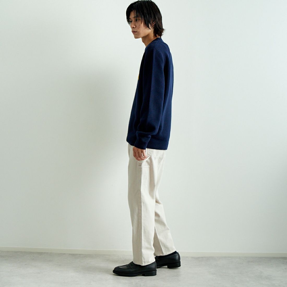 SMITH'S [スミス] レアールペインターパンツ [4475-7030] 28 STONE &&モデル身長：182cm 着用サイズ：M&&