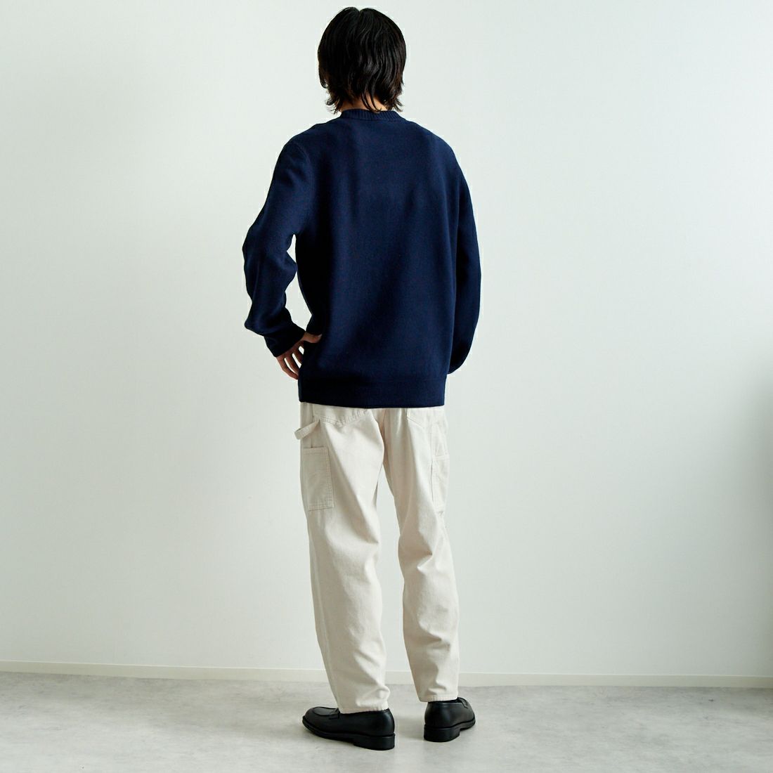 SMITH'S [スミス] レアールペインターパンツ [4475-7030] 28 STONE &&モデル身長：182cm 着用サイズ：M&&